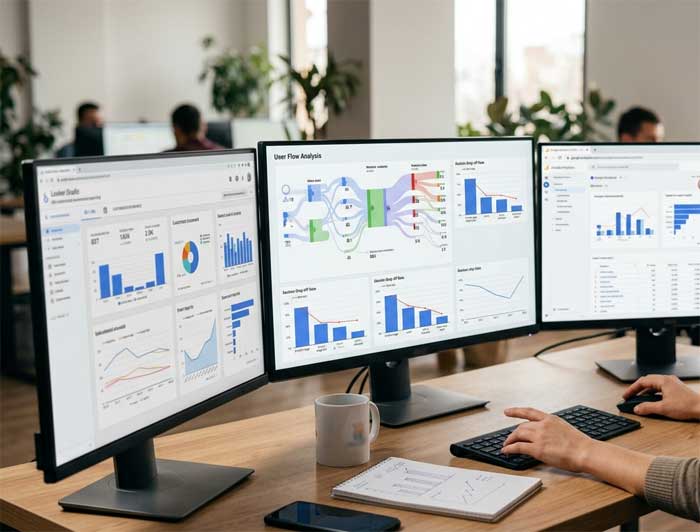 Анализ на User Flow и точки на отпадане при Google реклама